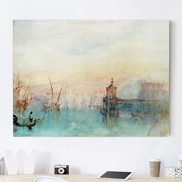 Leinwandbild - Querformat William Turner - Venedig mit Mond günstig online kaufen