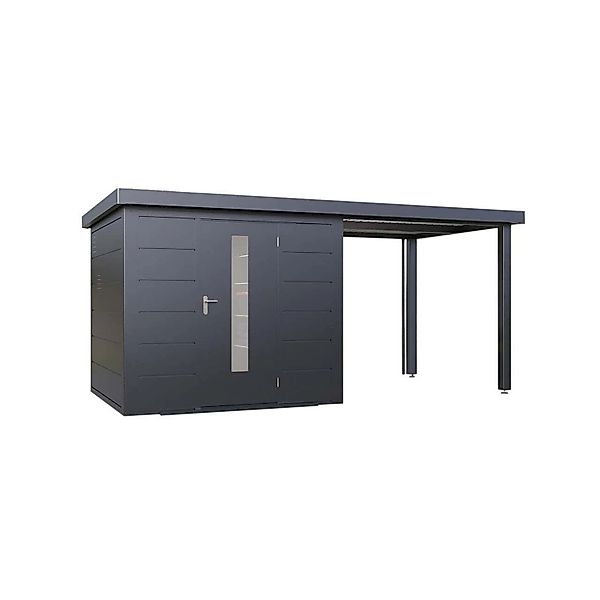 Finnhaus Wolff Metall-Gerätehaus Thorin 4824 Anthrazit günstig online kaufen