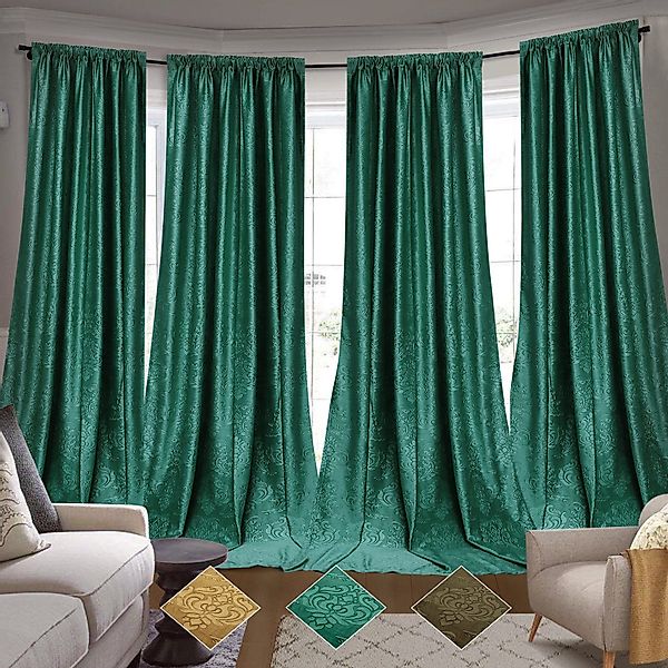 BTTO V&G Gardine Samtvorhänge Boho Blickdicht günstig online kaufen