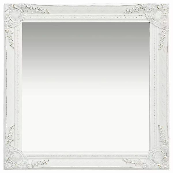 Wandspiegel Im Barock-stil 60 X 60 Cm Weiß günstig online kaufen