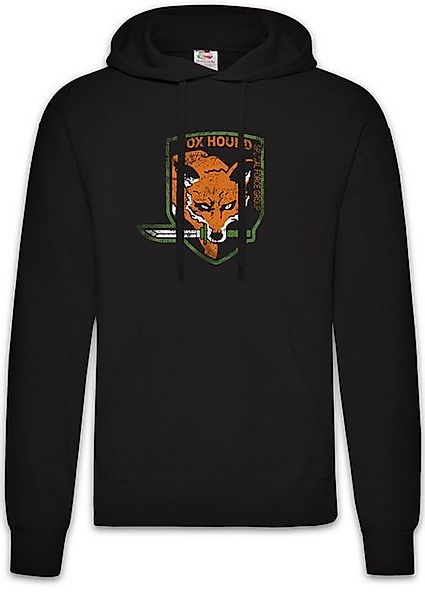 Urban Backwoods Hoodie Foxhound Logo Herren Hoodie Big Boss Metal Fox Hound günstig online kaufen