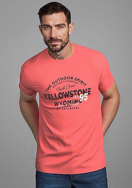 Mans World Rundhalsshirt "Neue Kollektion" mit Print günstig online kaufen