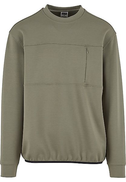 URBAN CLASSICS Sweater Urban Classics Scuba Zip Pocket Crew (1-tlg) günstig online kaufen
