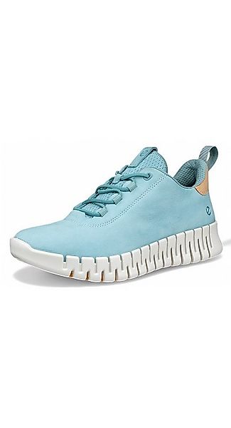 Ecco Gruuv Lea (weiches Nappaleder) blau Damen Sneaker günstig online kaufen