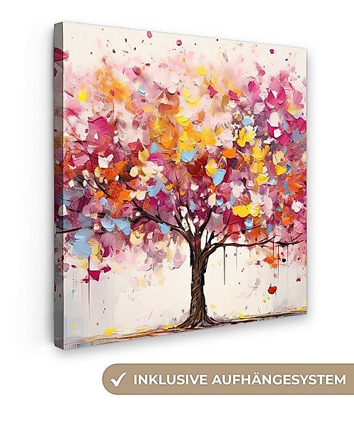 OneMillionCanvasses® Leinwandbild Aquarell - Baum - Kunst - Abstrakt, Fotod günstig online kaufen