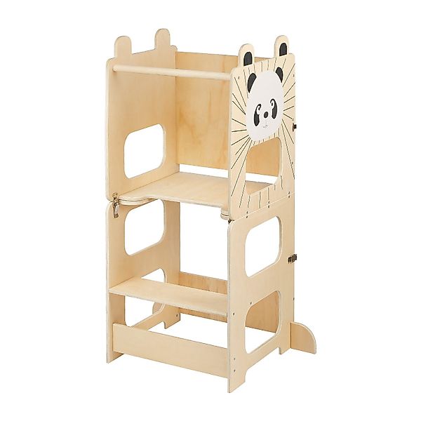 JEOBEST Stehhilfe Kleinkindturm, Lernturm, Stehturm, 3-in-1-Küchenhocker, günstig online kaufen