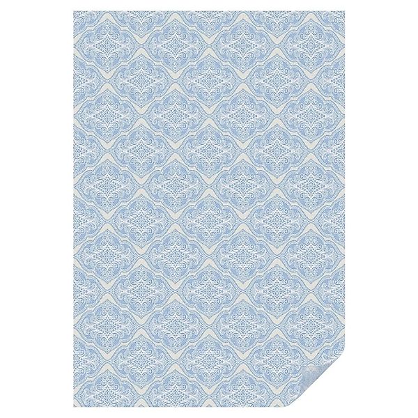 Tulup Fensterfolie Blumenschmuck Fensterfolie Sichtschutz 100x146 cm Blau F günstig online kaufen