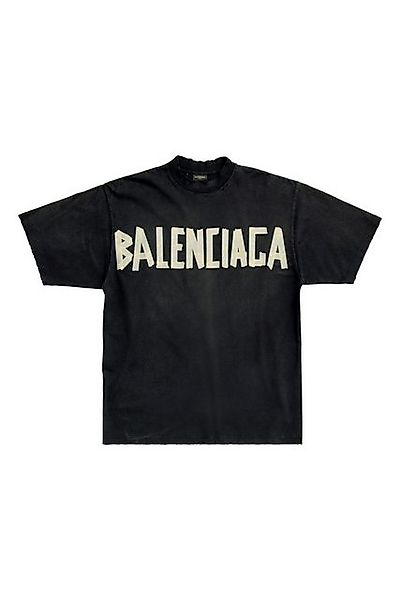 Balenciaga Print-Shirt Balenciaga Tape Optik T-Shirt Schwarz Unisex günstig online kaufen