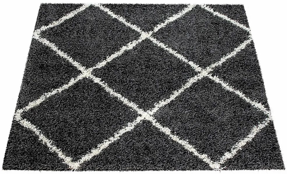 Paco Home Hochflor-Teppich "Kalmar 441" rechteckig 40 mm Höhe Scandi Design günstig online kaufen