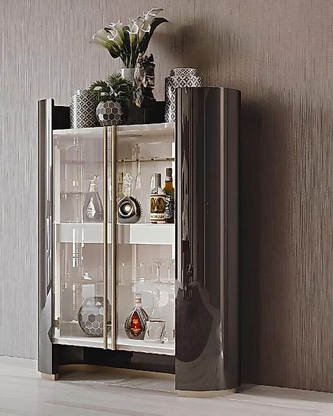 Xlmoebel Vitrine Neue Bizzotto Design Vitrine für das Esszimmer und Wohnzim günstig online kaufen