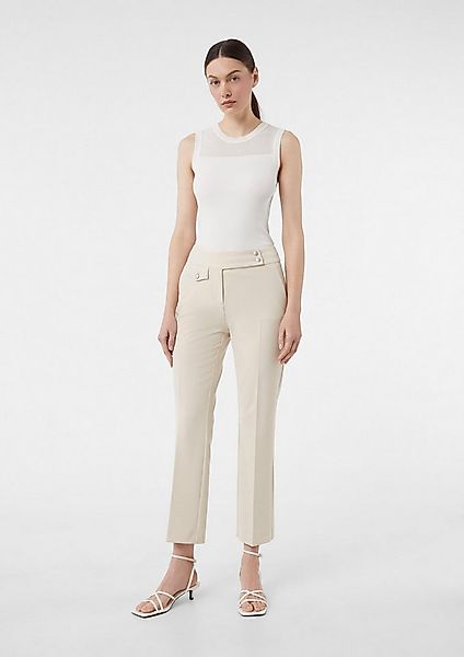 comma Chinos Hose Ankle-Hose mit Zierknöpfen günstig online kaufen