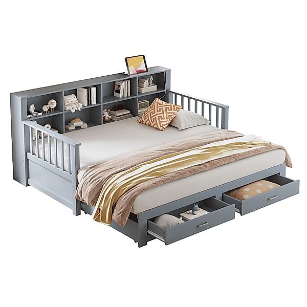 MODFU Schlafsofa Multifunktionales Zwei-in-Eins-Tagesbett, Daybett 90/180x1 günstig online kaufen