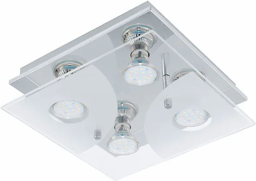 EGLO LED Deckenleuchte »CABI«, 4 flammig, Leuchtmittel GU10   LED wechselba günstig online kaufen