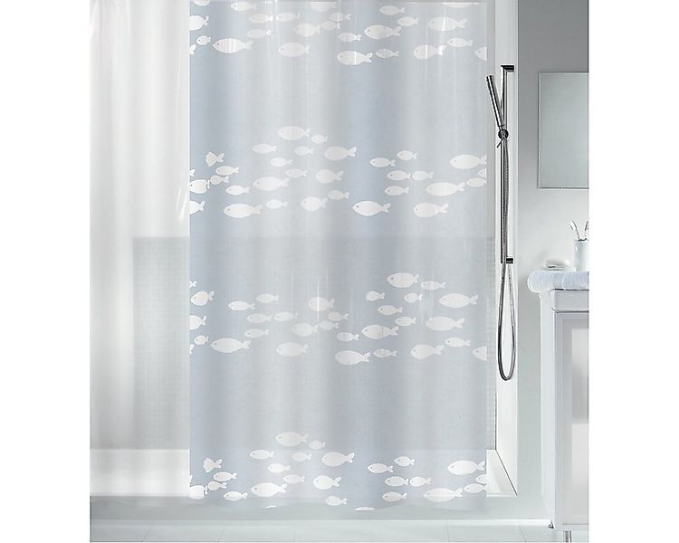 spirella Duschvorhang SARDAIGNE Breite 180 cm, Anti-Schimmel Plastik-Duschv günstig online kaufen