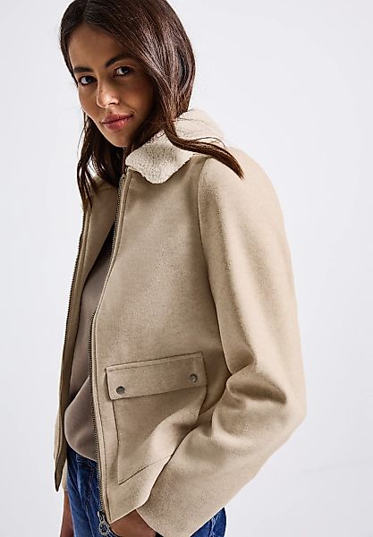 STREET ONE Kurzjacke, ohne Kapuze, Abnehmbarer Kragenbesatz günstig online kaufen