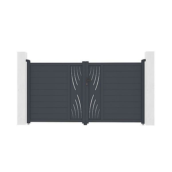 Casanoov Flügeltor Elektrisch 3M Veleta H 160Cm & Drehtorantrieb Hicker B20 günstig online kaufen