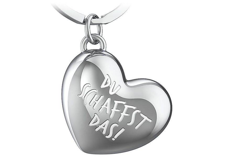 FABACH Schlüsselanhänger Herz mit Gravur - "Du schaffst das" - Herz Glücksb günstig online kaufen