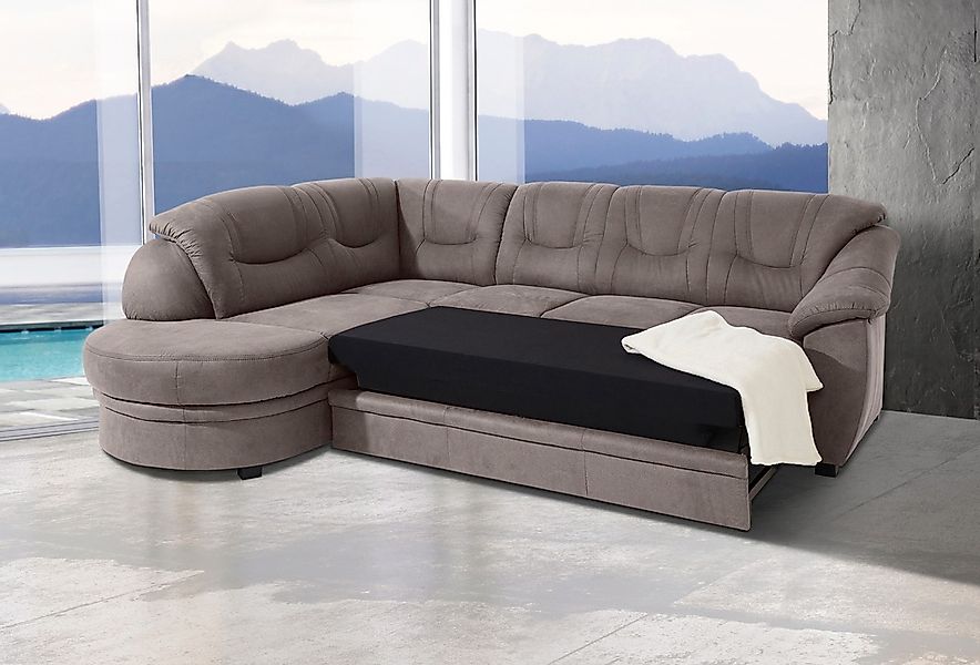 sit&more Ecksofa »Savoni L-Form« wahlweise mit Bettfunktion günstig online kaufen