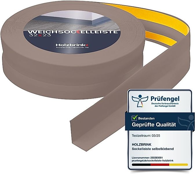 HOLZBRINK Sockelleiste HOLZBRINK selbstklebend PVC 32x23mm, 1 m, L: 100 cm, günstig online kaufen