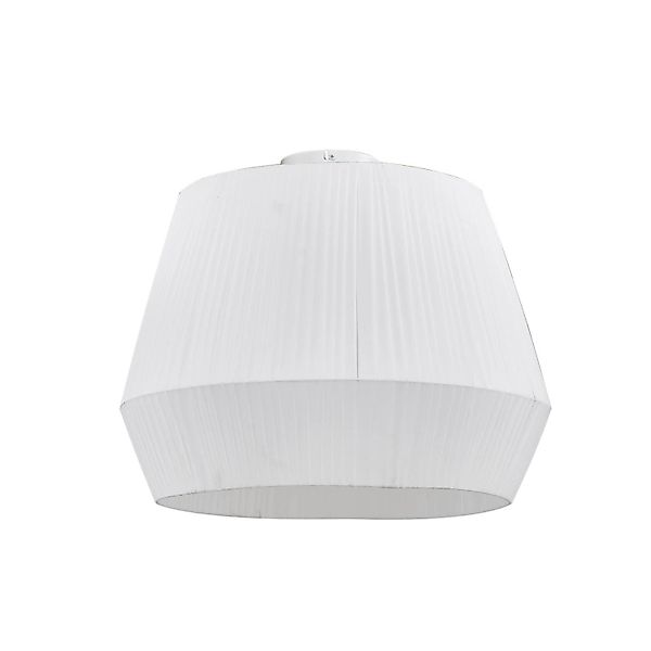 Lindby Deckenlampe Vitore 10030575 Skandinavisch in Weiß aus Textil 1-flamm günstig online kaufen