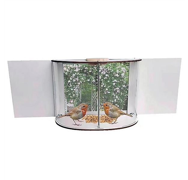 GarveeMore Vogelhaus Fenster Vogel FutterhäuschenMit Ablenkplatte,Saugnäpfe günstig online kaufen