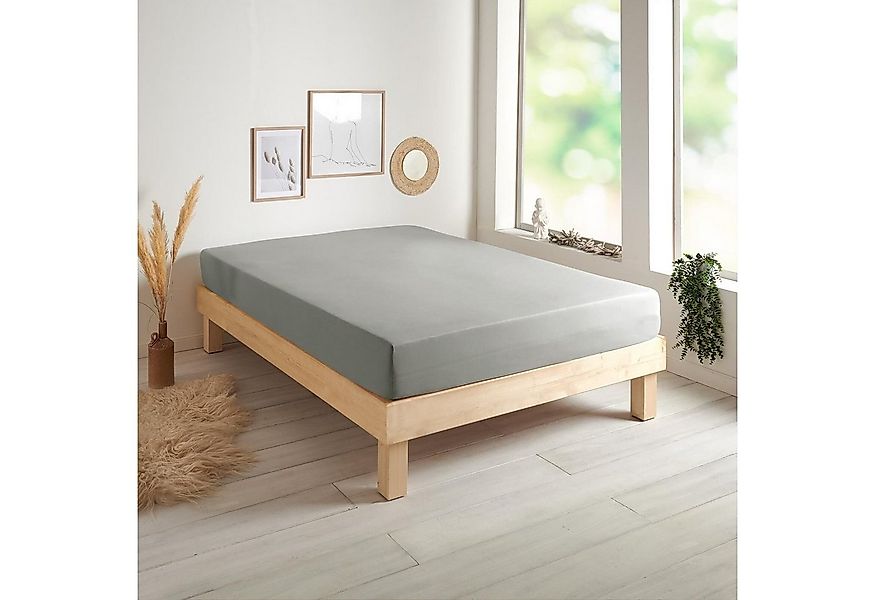 TRAUMSCHLAF Spannbettlaken Single Jersey, Jersey, Gummizug: Rundumgummi, (1 günstig online kaufen