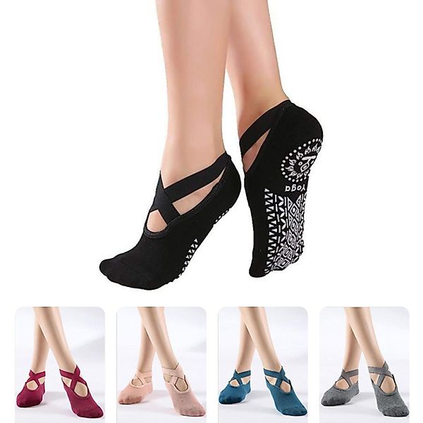 GOLDEN Sportsocken rutschfeste Socken Damen für Yoga Pilates Tanz Ballet mi günstig online kaufen