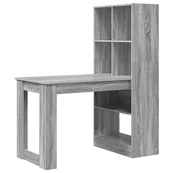 vidaXL Schreibtisch Graues Sonoma 122 x 67 x 145 cm Holzwerkstoff 3337262 günstig online kaufen