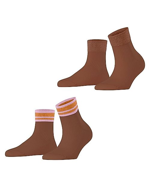 Esprit Kurzsocken Retro Glitter 2-Pack (2-Paar) günstig online kaufen