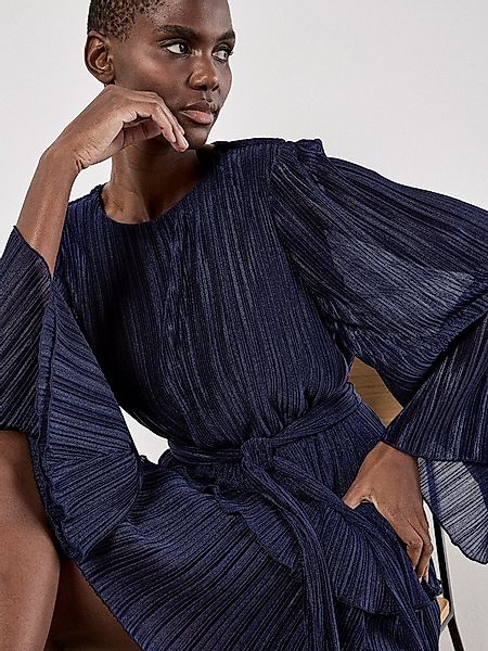 Apricot Plisseekleid günstig online kaufen