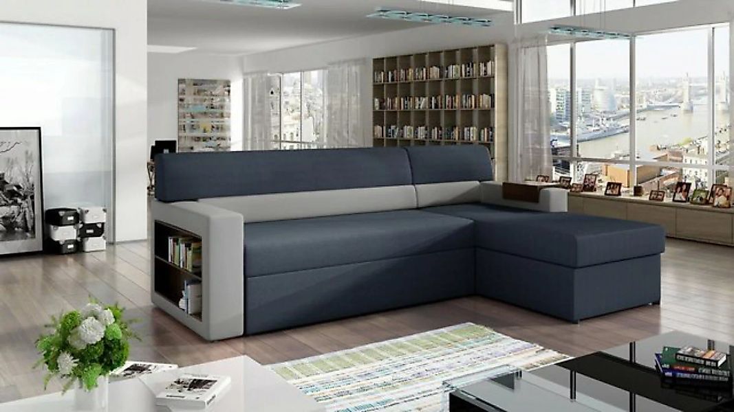 JVmoebel Ecksofa, Sofa Bettfunktion Schlafsofa Ecksofa Sofa Couch Polster E günstig online kaufen