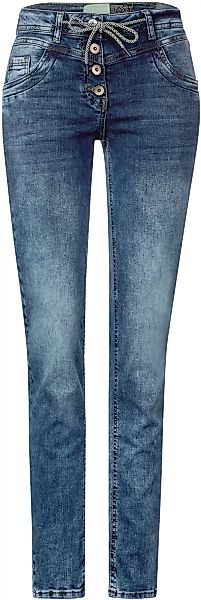 Cecil Loose-fit-Jeans, mit vier Knöpfen und auffälligem Zugband günstig online kaufen