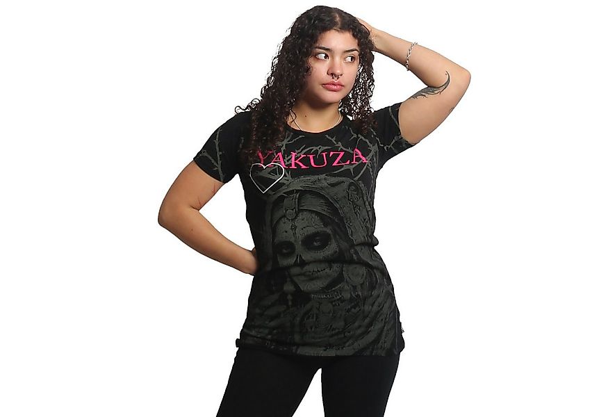 YAKUZA Rundhalsshirt Thorns mit verlängertem Rückenteil günstig online kaufen