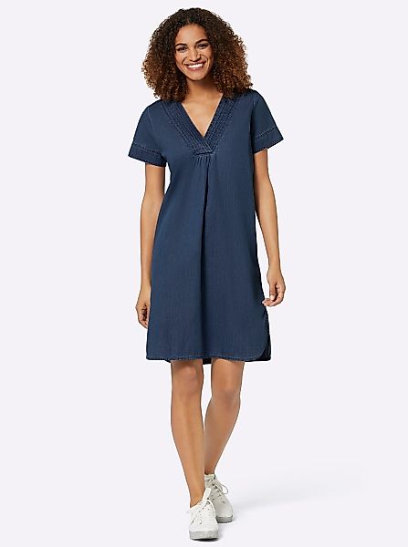 Casual Looks Jeanskleid "Kleid" Eingrifftaschen günstig online kaufen