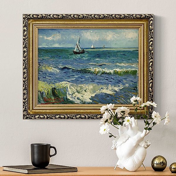 Gerahmtes Leinwandbild Vincent van Gogh - Seelandschaft günstig online kaufen