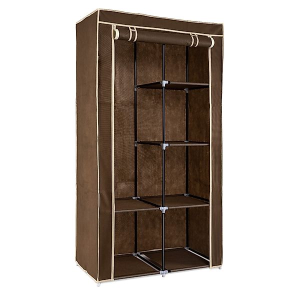 Navaris Garderobenschrank Stoff Kleiderschrank - 88x170x45cm günstig online kaufen