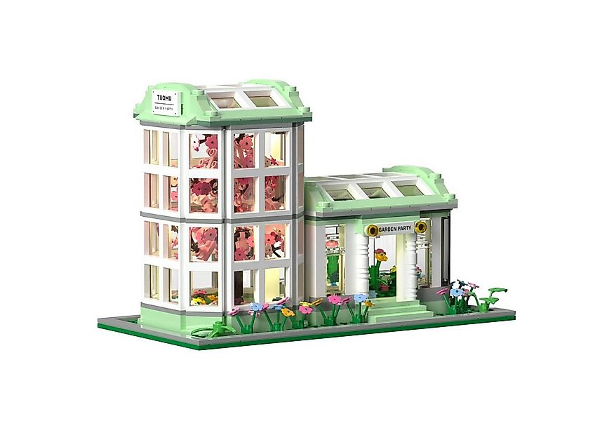 Esun Blumen Botanical Bauset mit LED-Lichtern Sakura, Bausteine 827 St. Spi günstig online kaufen