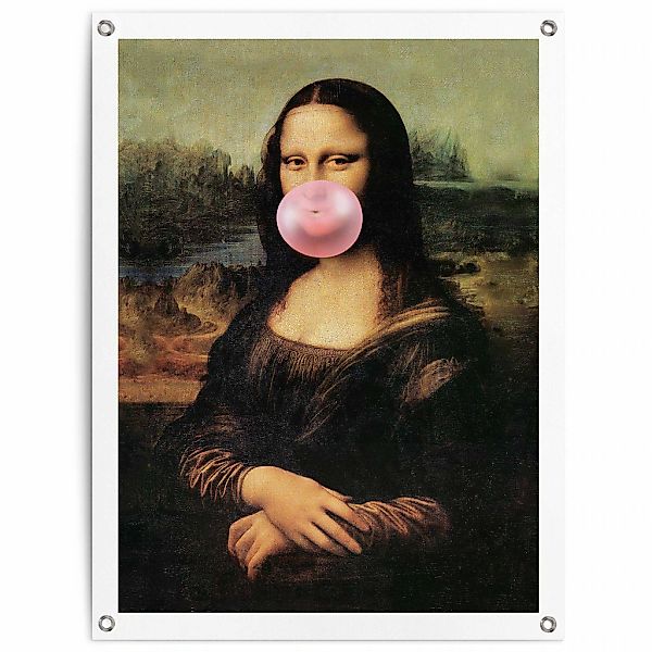 Reinders Poster "Mona Lisa - bubblegum" günstig online kaufen
