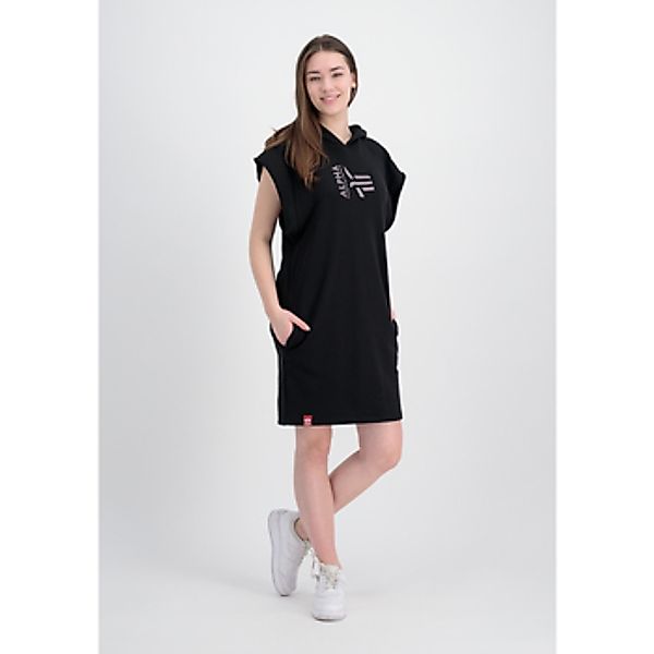 Alpha Industries  Kurze Kleider Hoodie Dress Glitter W - black günstig online kaufen