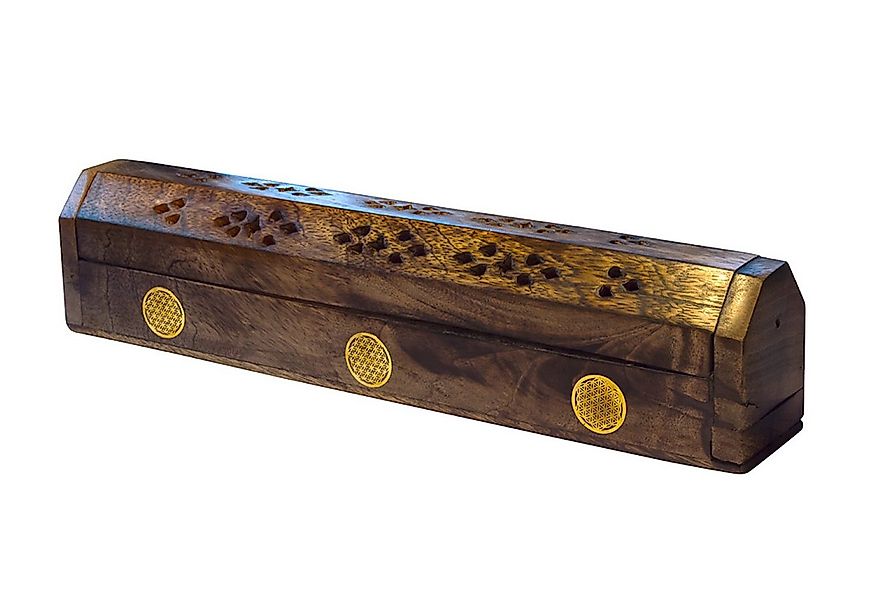 Saraswati Räucherstäbchen-Halter Räucherstäbchenhalter "India Truhe Blume d günstig online kaufen