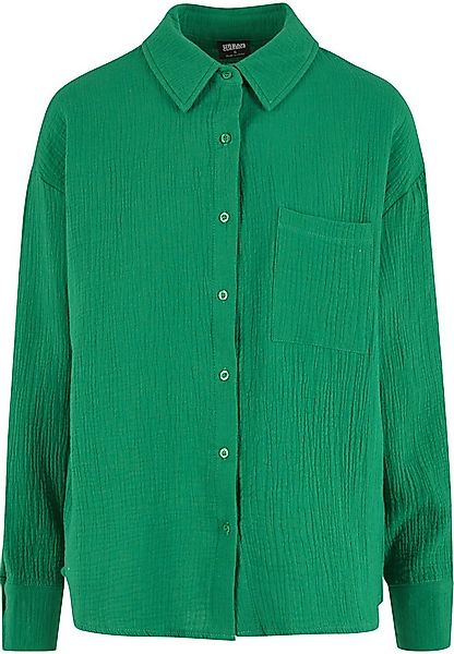 URBAN CLASSICS Klassische Bluse Urban Classics Ladies Oversized Musselin Bl günstig online kaufen