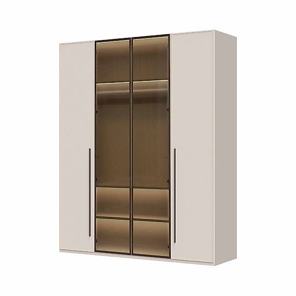 Places of Style Drehtürenschrank "Opera Parsol-Glastüren, LED-Innenbeleucht günstig online kaufen
