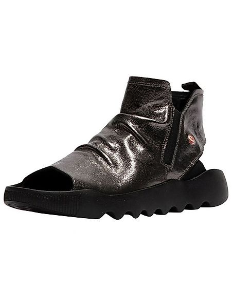 softinos softinos Sandalen Leder/Textil Schaftsandalette günstig online kaufen