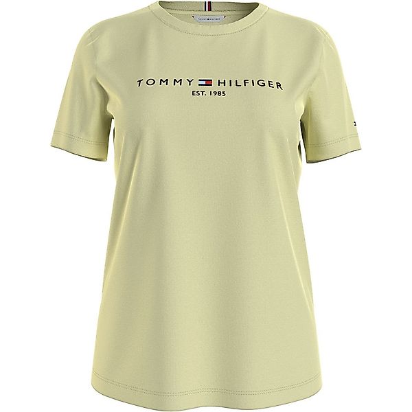 Tommy Hilfiger Logo Regular Fit Kurzarm Rundhalsausschnitt T-shirt M Froste günstig online kaufen