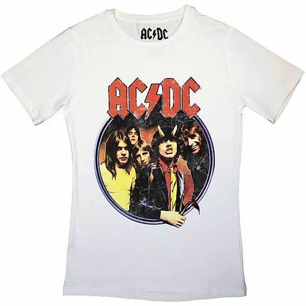 AC/DC T-Shirt Highway To Hell Circle Weiß günstig online kaufen