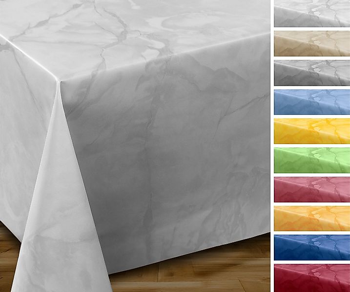 Beautex Tischdecke Wachstuchtischdecke abwischbar, Gartentischdecke Marmors günstig online kaufen