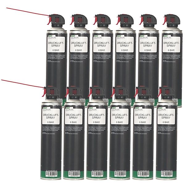 KOKA 12x Druckluftspray 6 Bar günstig online kaufen