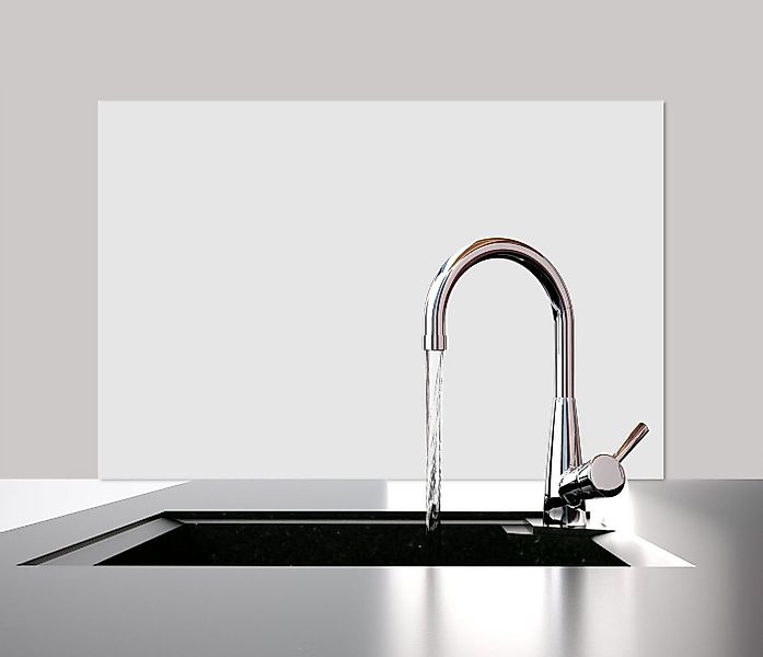 queence Küchenrückwand Einfarbig Weiß - Spritzschutz Wandschutz für Herd & günstig online kaufen