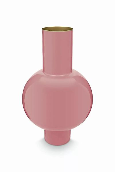 PIP STUDIO Vasen Vase Metal medium pink 24 x 40 cm (pink) günstig online kaufen