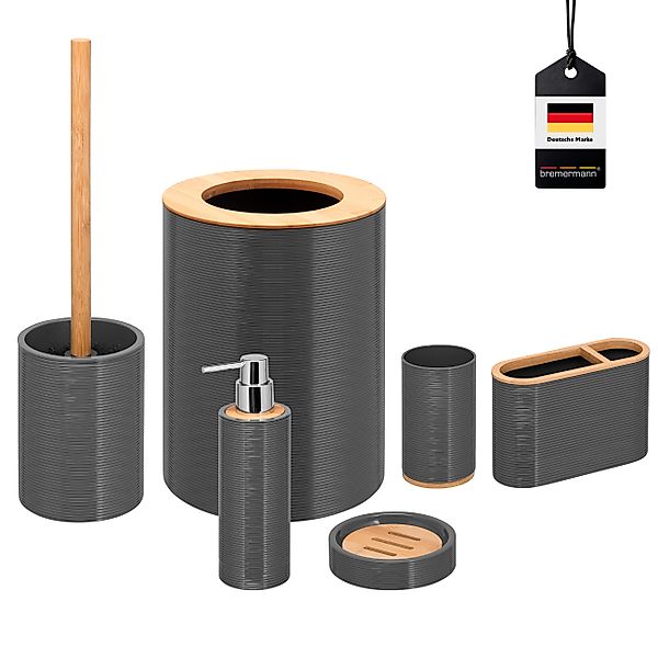 bremermann Badaccessoire-Set 6tlg. Bad-Set SEGNO // günstig online kaufen